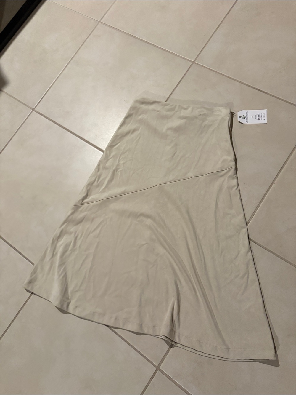 NWT sz 0 time and tru suede midi skirt 1915